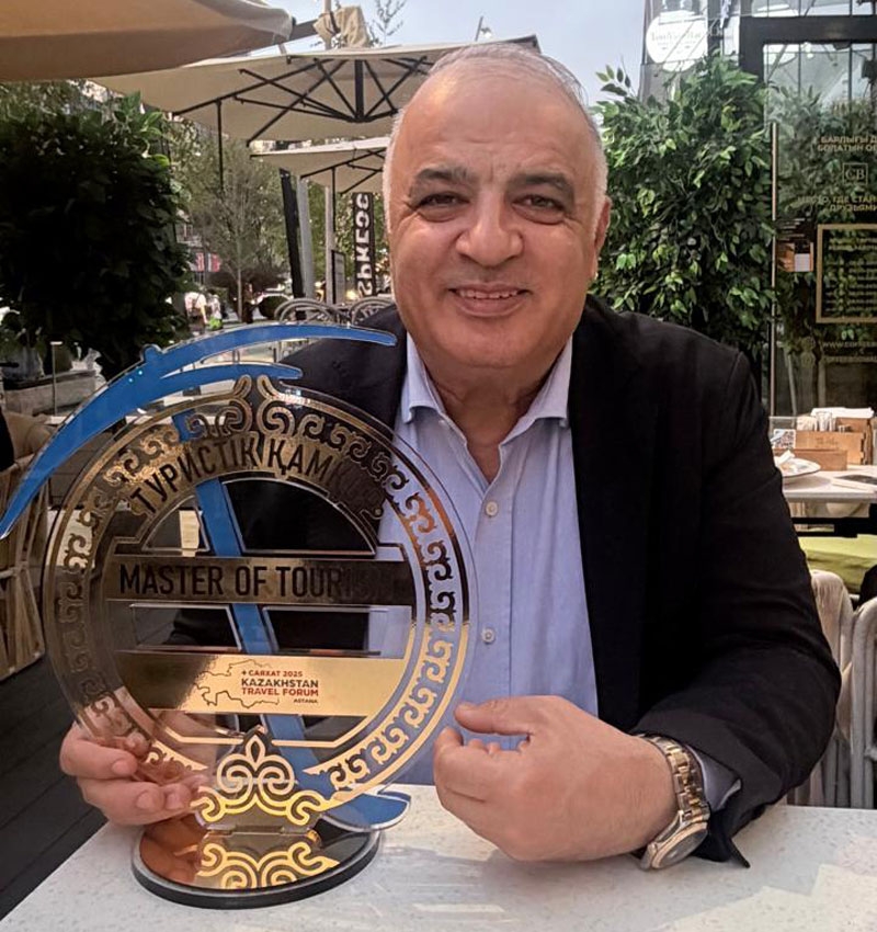 Kazakistan’dan Orhan Sancar’a Anlamlı Ödül: “Duayen Turizmci” Unvanı!