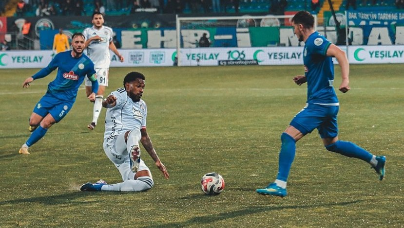 Beşiktaş-Çaykur Rizespor Mücadelesi Berabere Bitti!