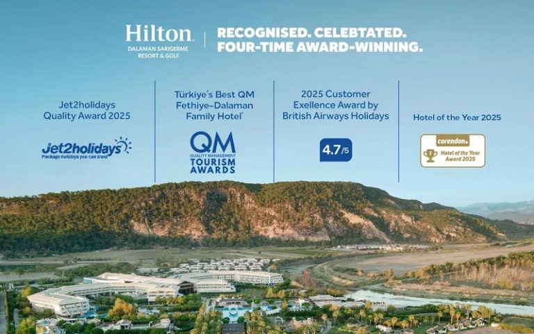 Hilton Dalaman Sarıgerme Resort & Golf başarılarını ödüllerle taçlandırdı